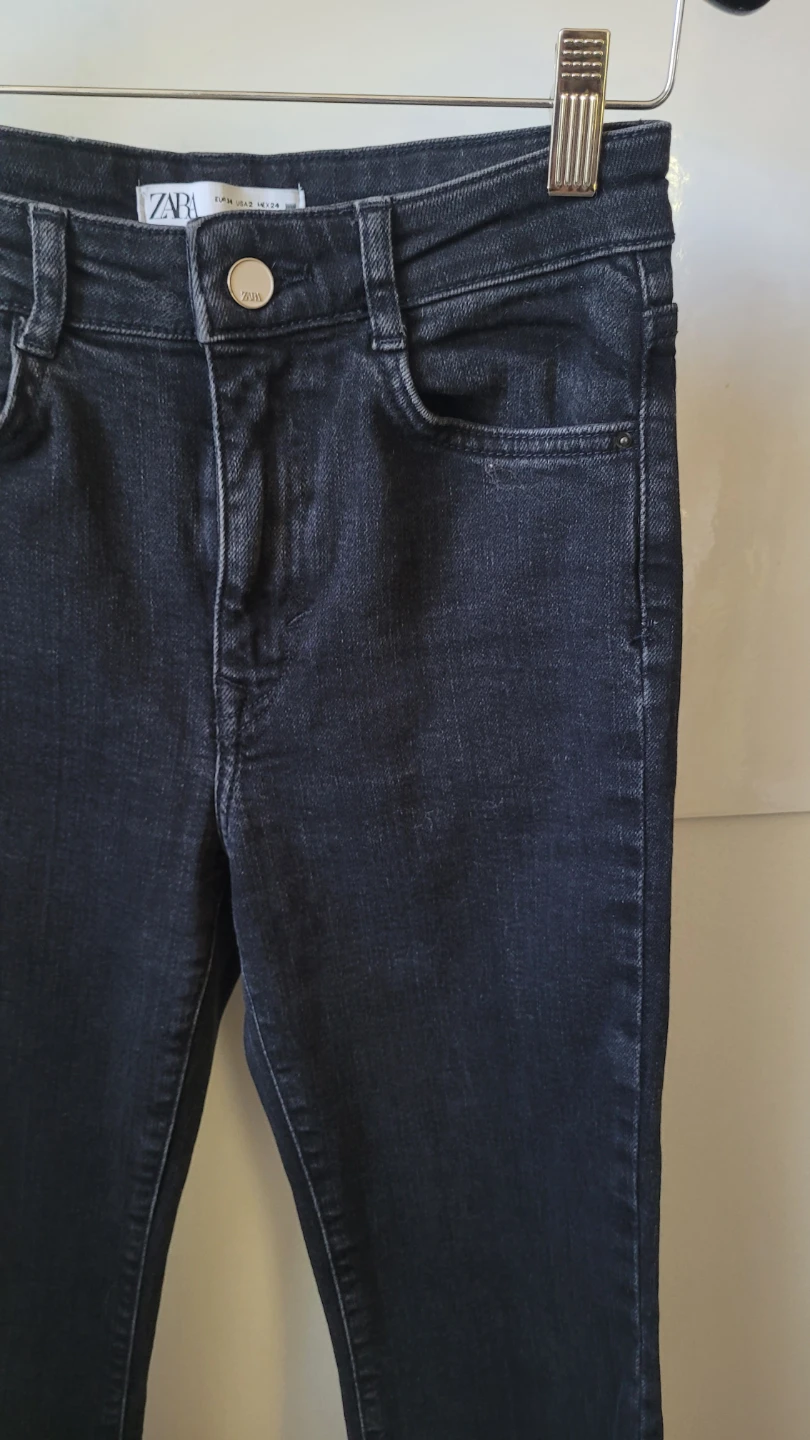 ZARA Black Flare Jeans -24 - photo 2