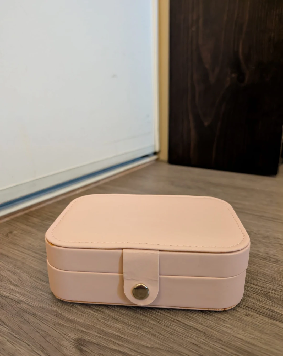 Pink Jewellery Travel Organizer Box