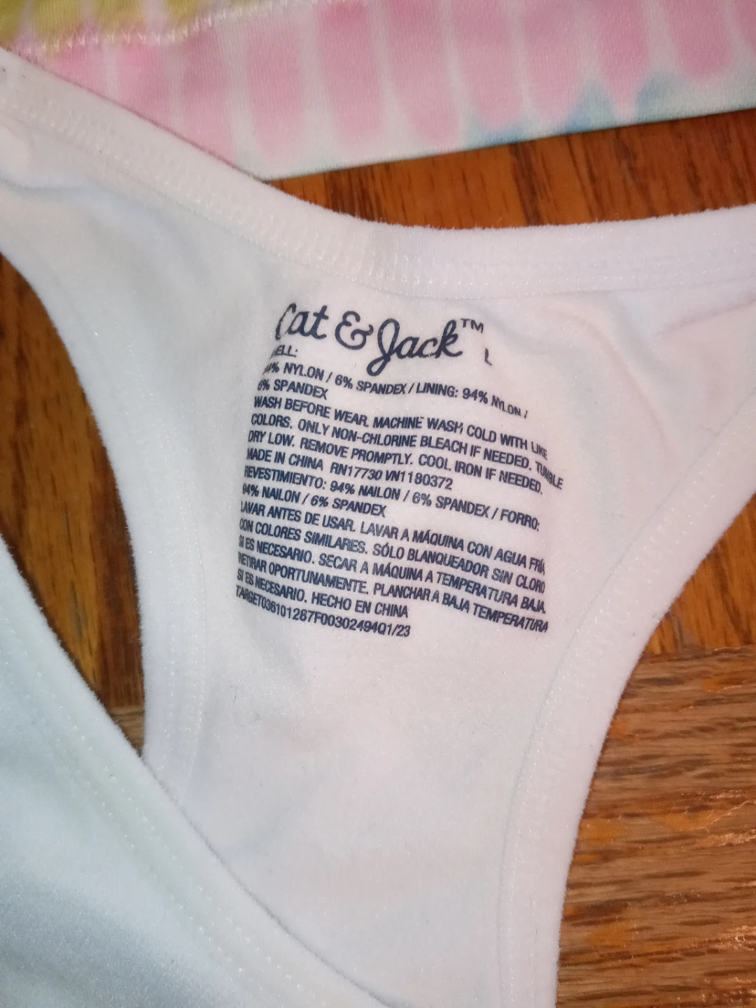 Cat & Jack Girls Sports Bras - Lot of 4 - photo 2
