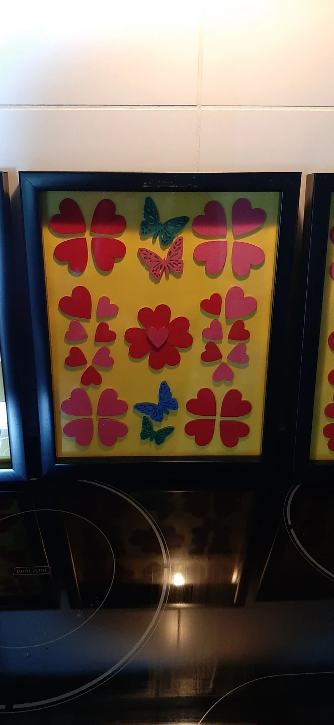 Framed Heart & Butterfly Wall Art Set (4 Frames) - photo 5