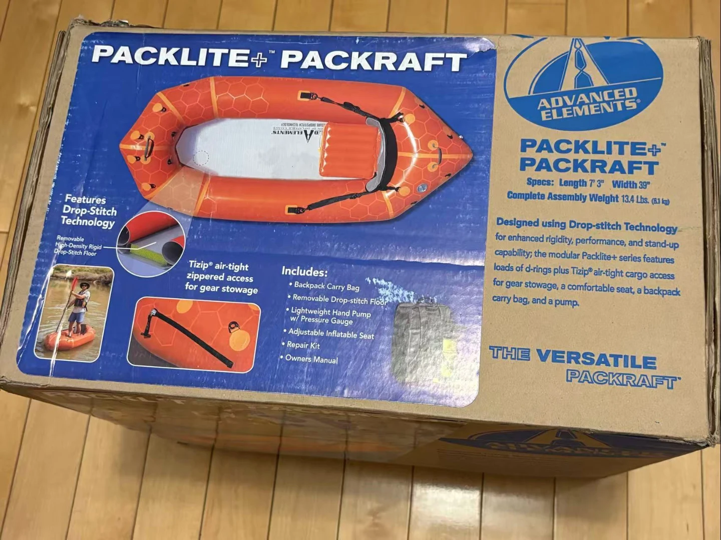 NEW Advanced Elements Packlite+ 1 person Packraft - photo 2
