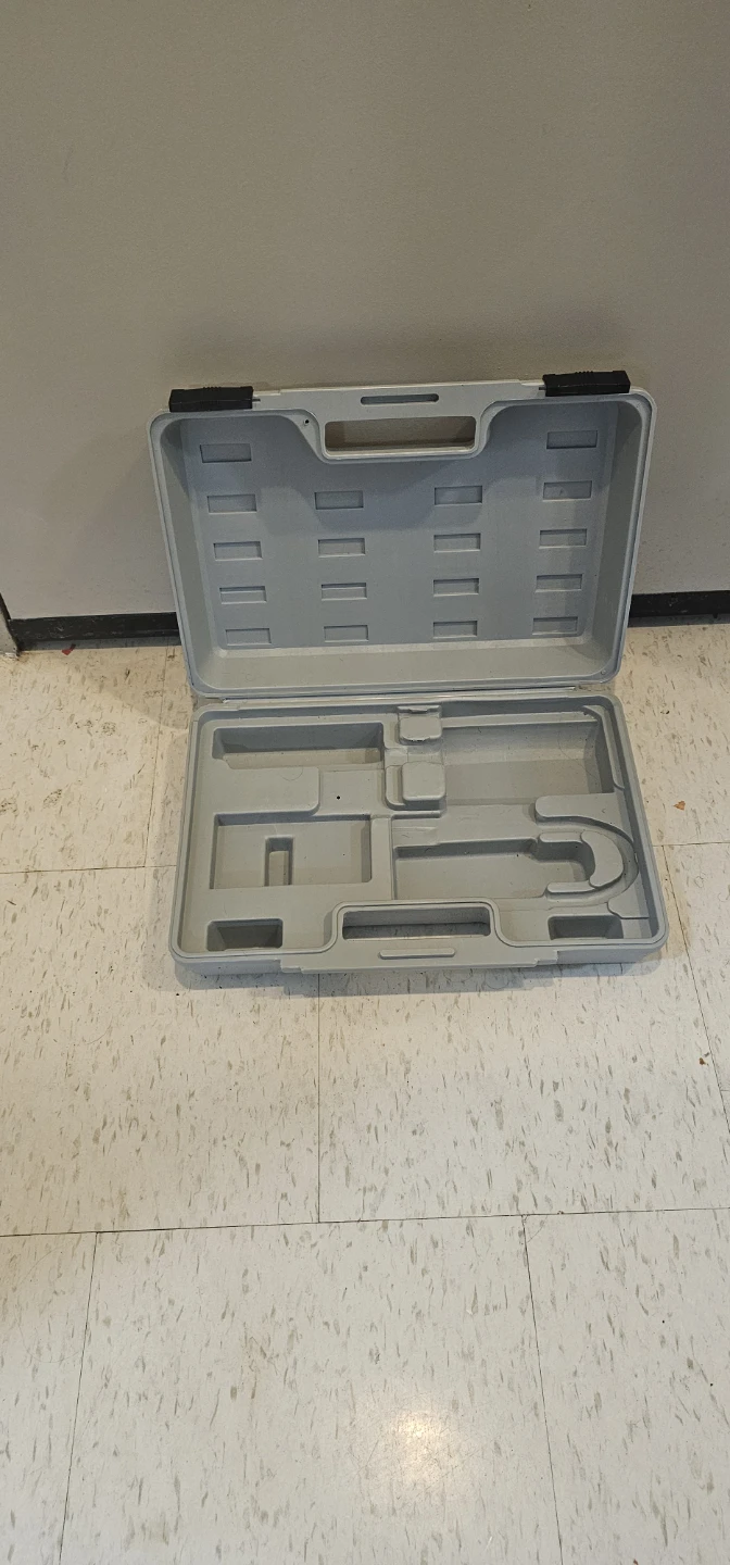 Grey Hard Plastic Tool Case
