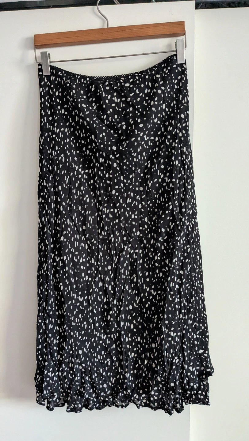 Midi Skirt Vintage Petite Black Speckled - photo 3