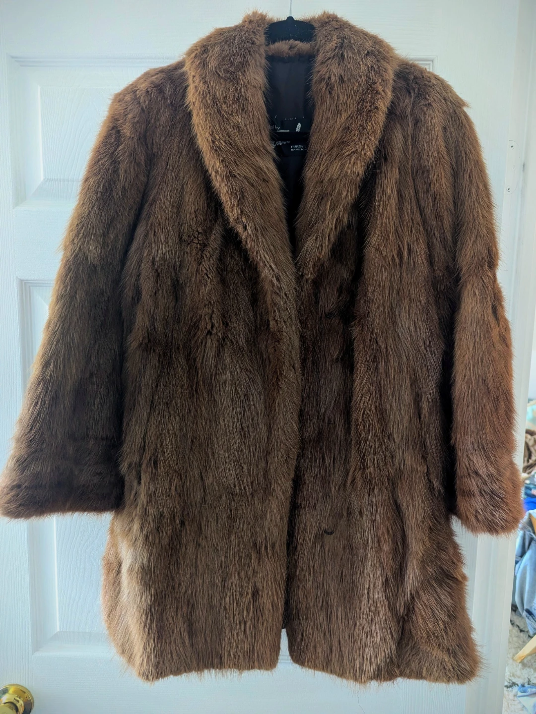 Beautiful mink fur coat