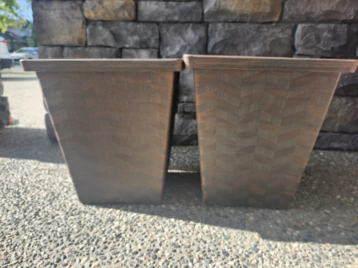 Brown Decorative Planters (Set of 2) - photo 2