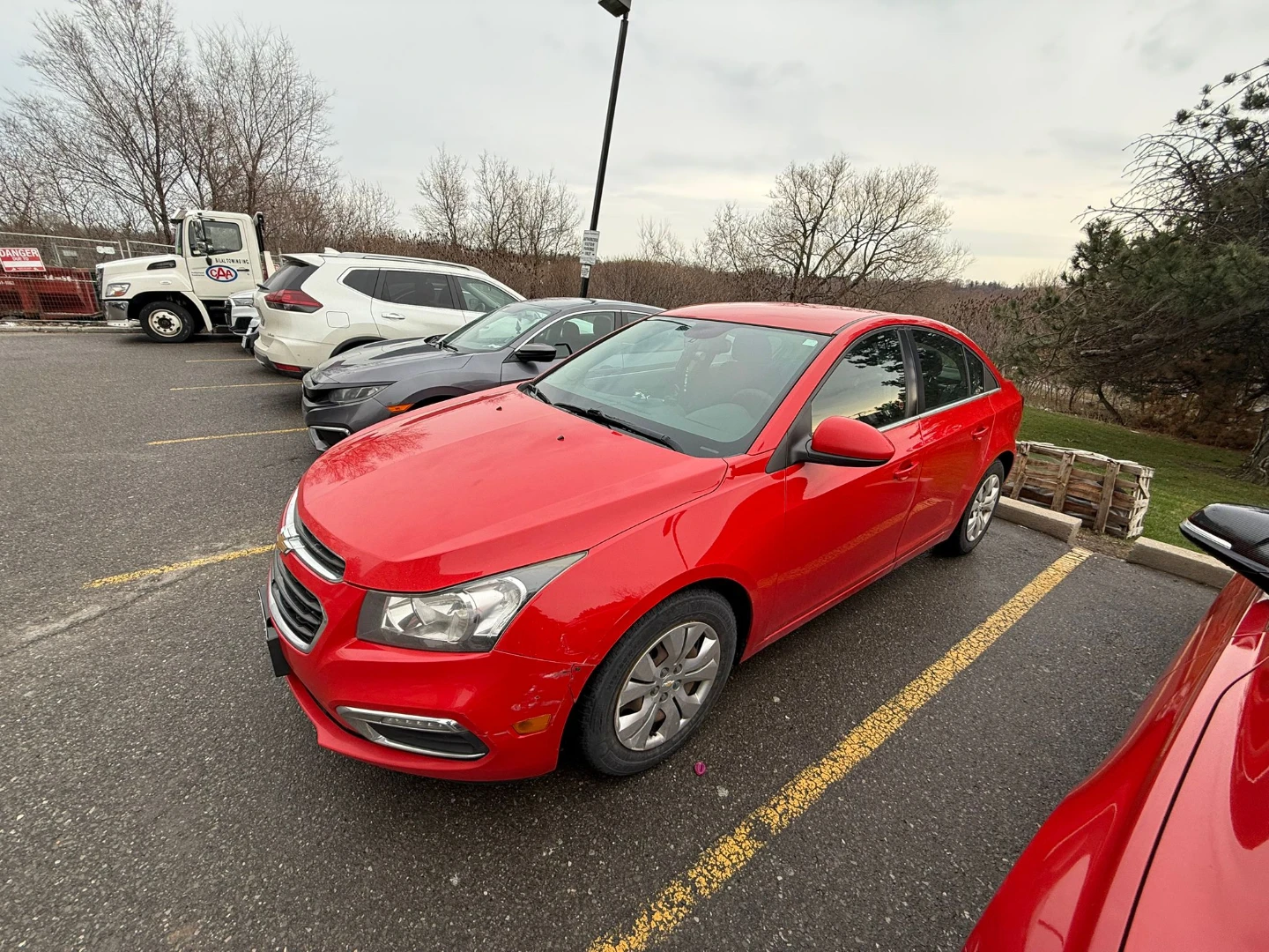 Red Chevrolet Cruze LT 2016 Sedan - photo 4