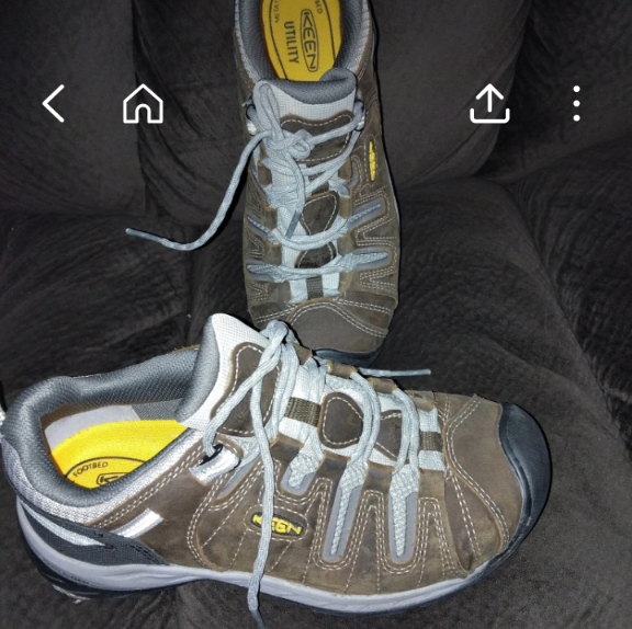 KEEN Utility Brown steel toe shoes