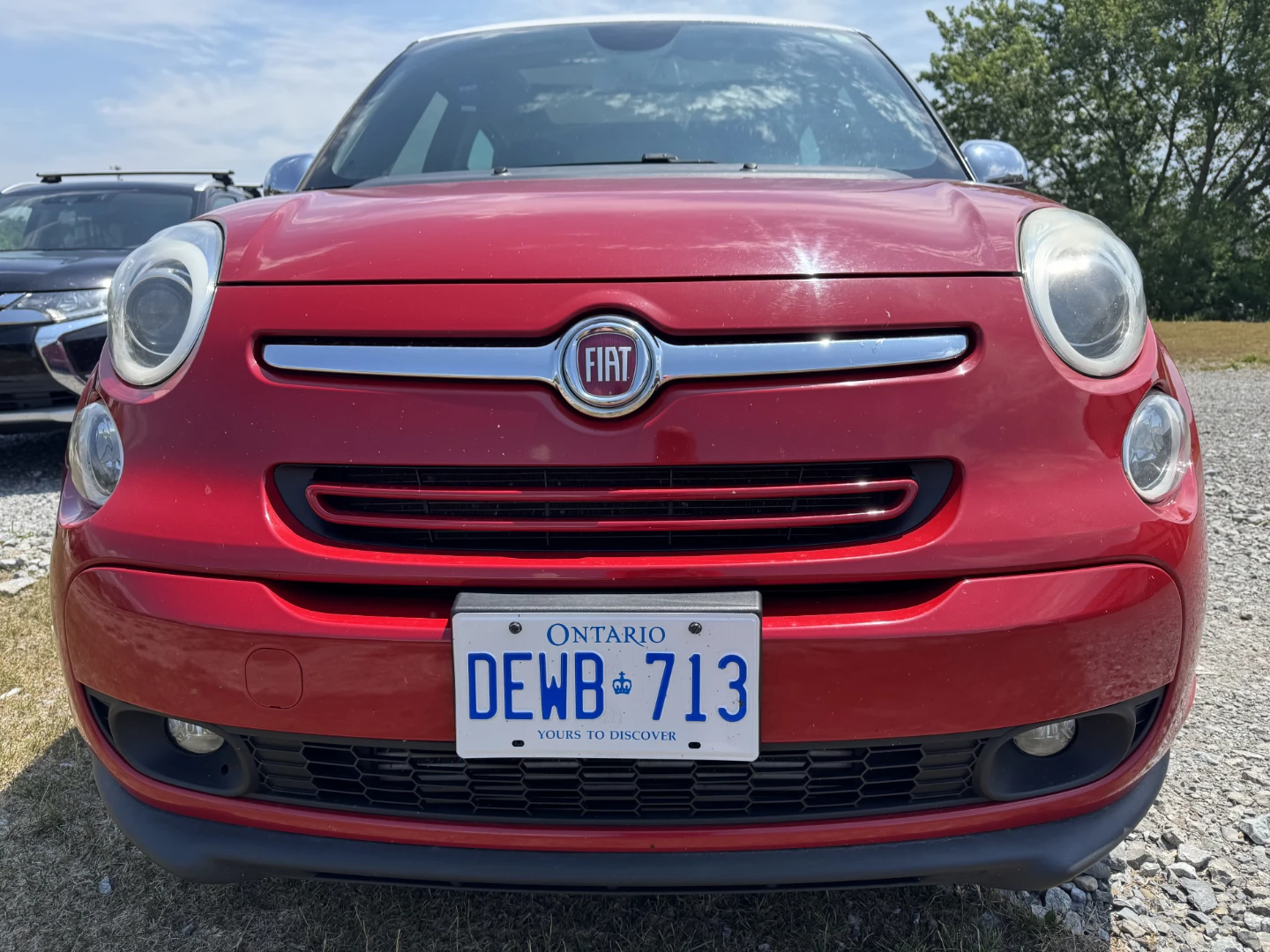 Red Fiat 500L Hatchback