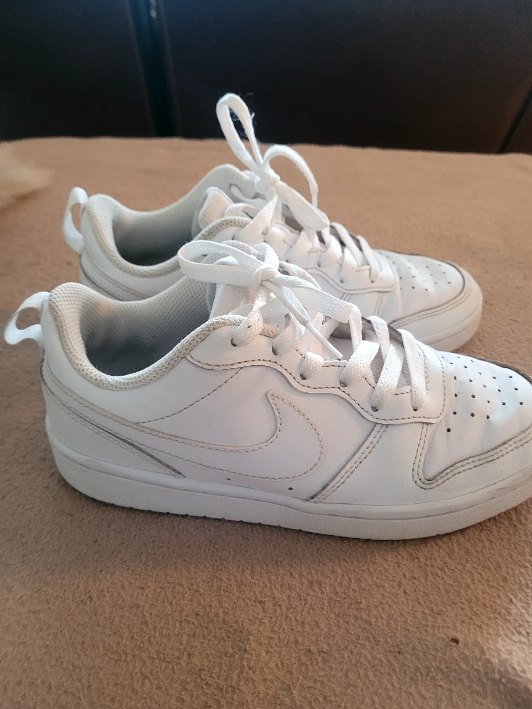 Nike kids White Court Vision Low Snea⚽kers