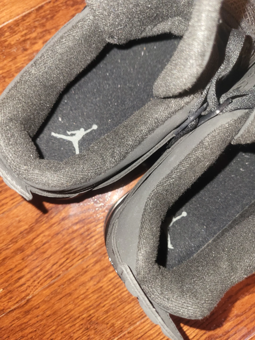 Air Jordan 4 Black Basketball Shoes - photo 4