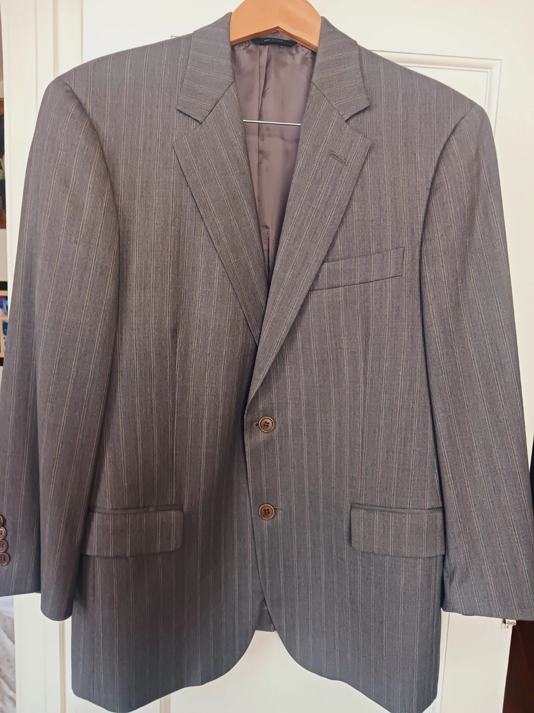 Brooks Brothers Madison Pinstripe Suit Jacket