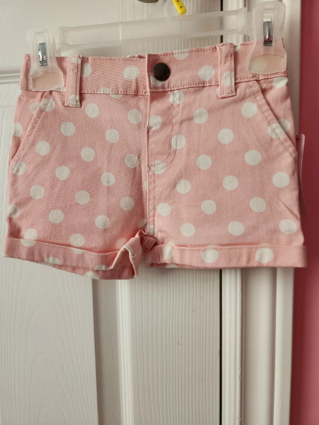 Pink Polka Dot Shorts