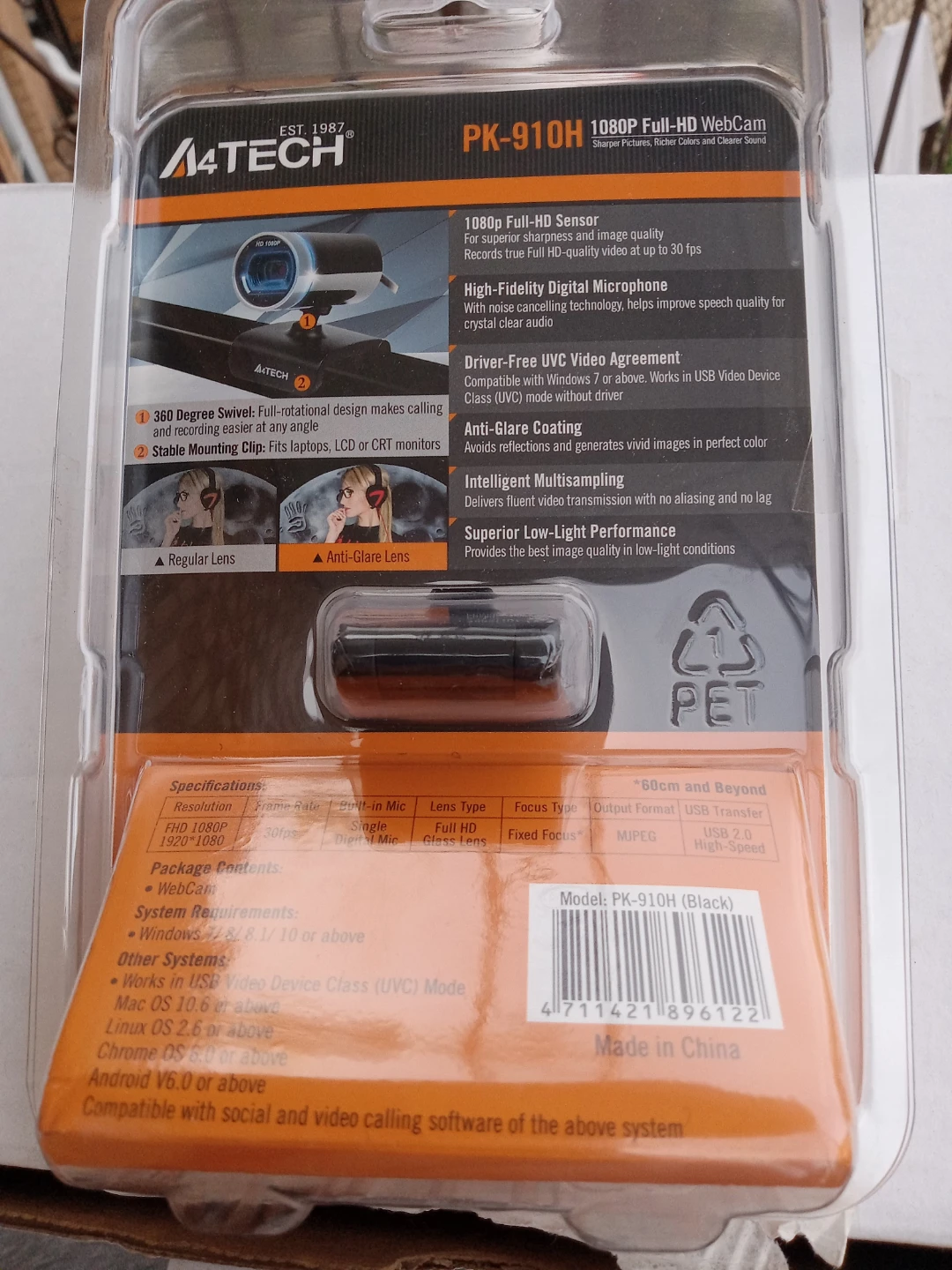 A4TECH PK-910H 1080P Full-HD Webcam - photo 2