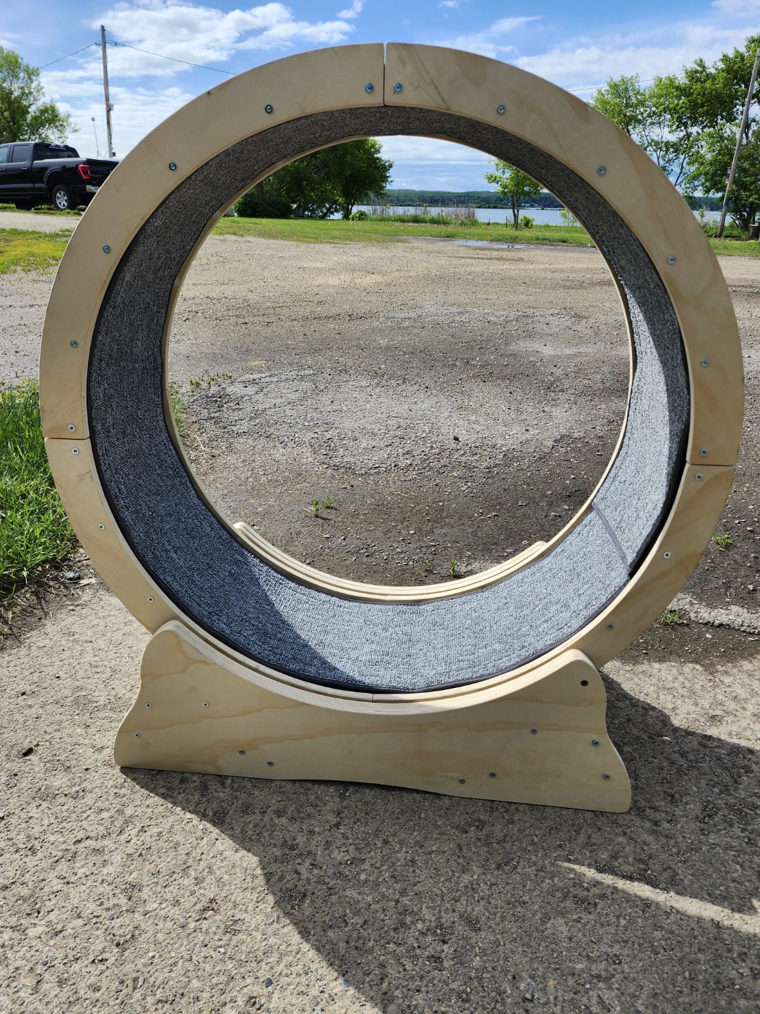 Wooden Cat Wheel - photo 2