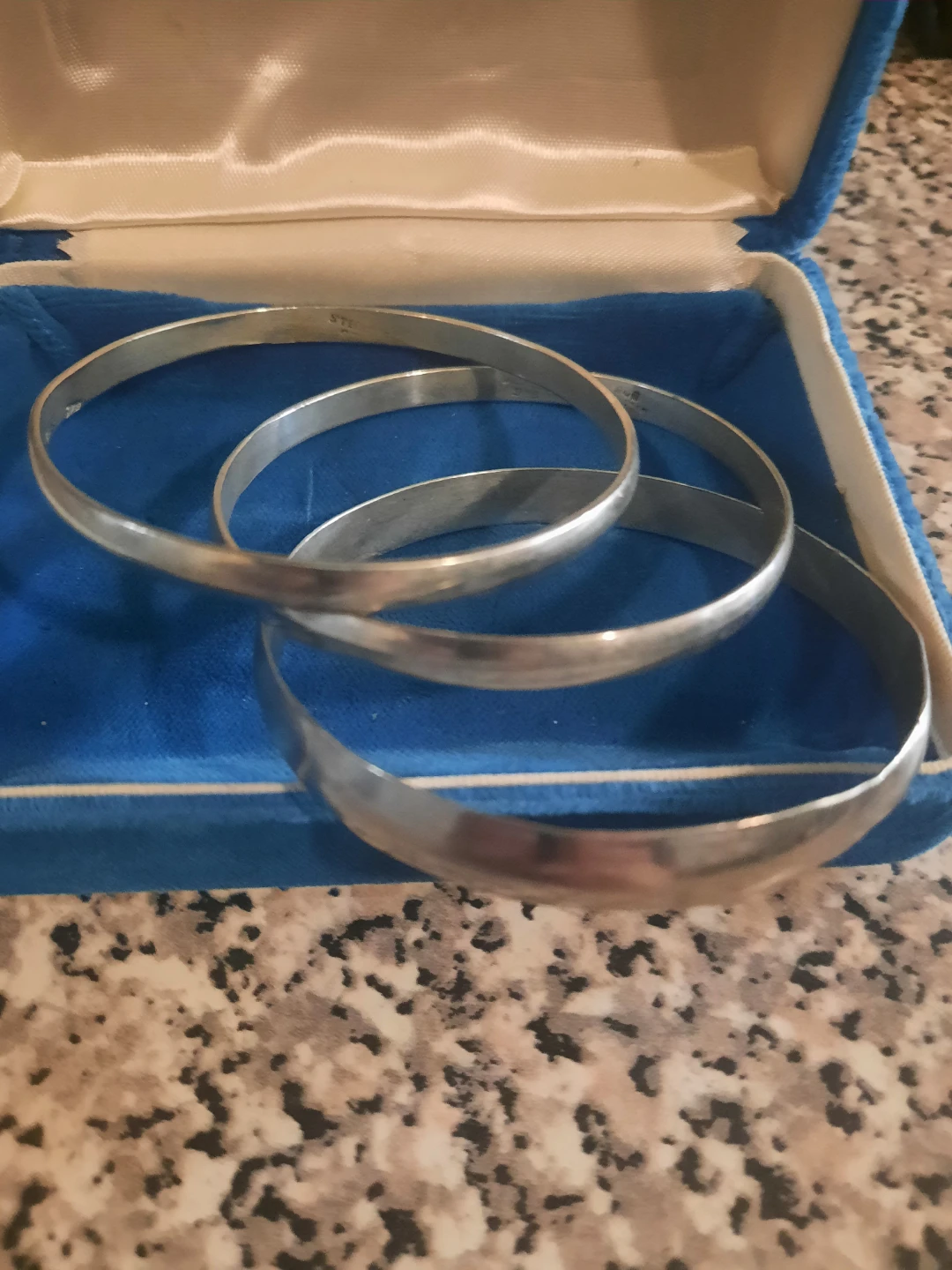 Set of 3 Sterling Silver Bangles