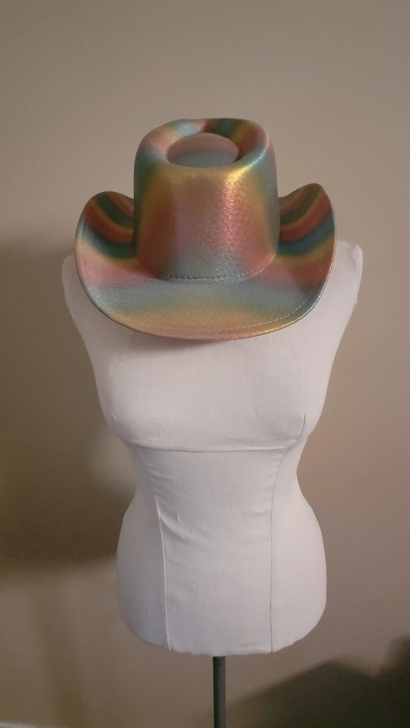 Rainbow Glitter Cowboy Hat - photo 2