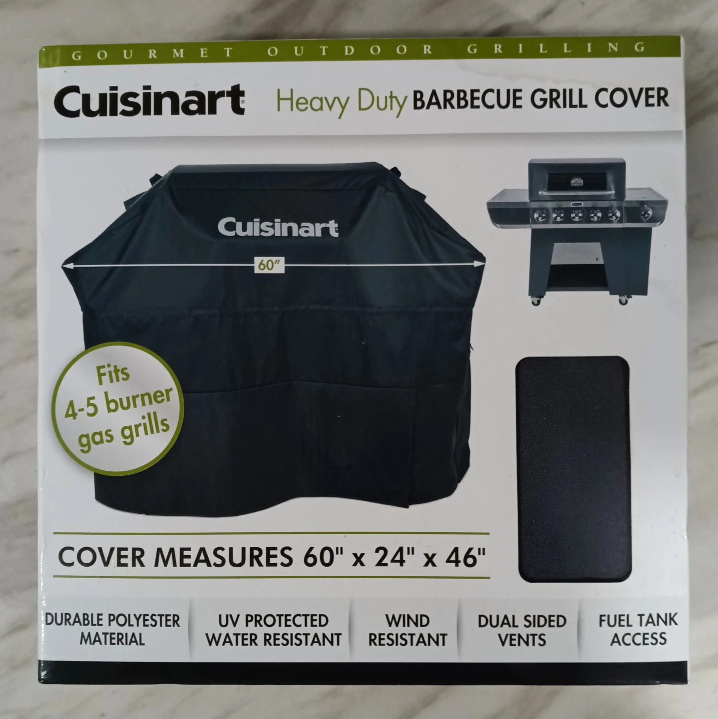 Cuisinart Heavy-Duty 4-5 Burner Gas Grill Cover (Brand New)