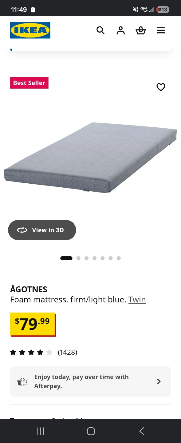 IKEA ÅGOTNES Foam Mattress - Twin