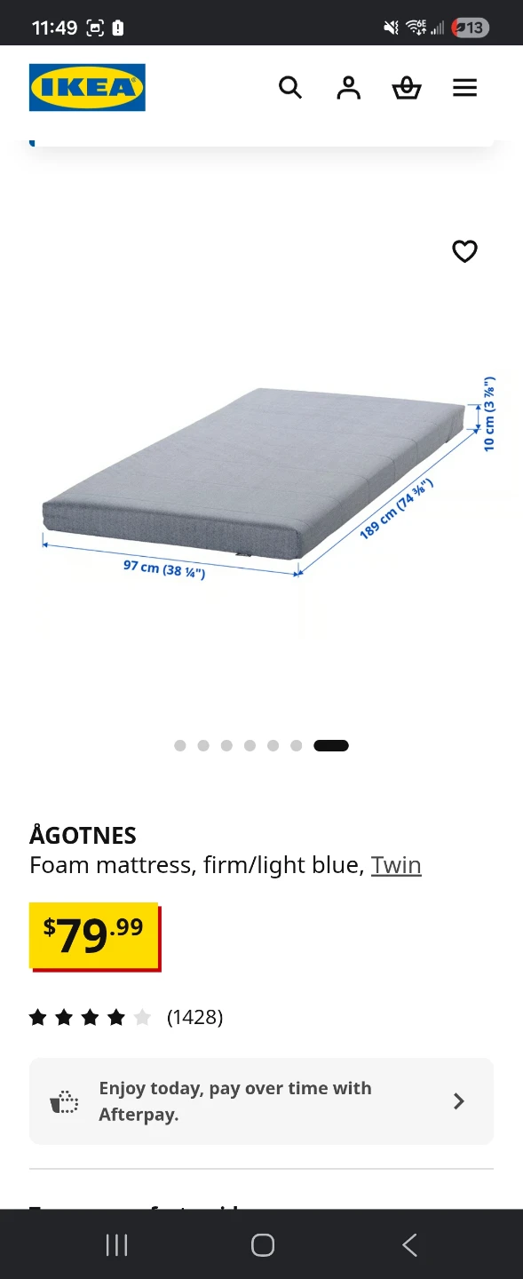 IKEA ÅGOTNES Foam Mattress - Twin - photo 2