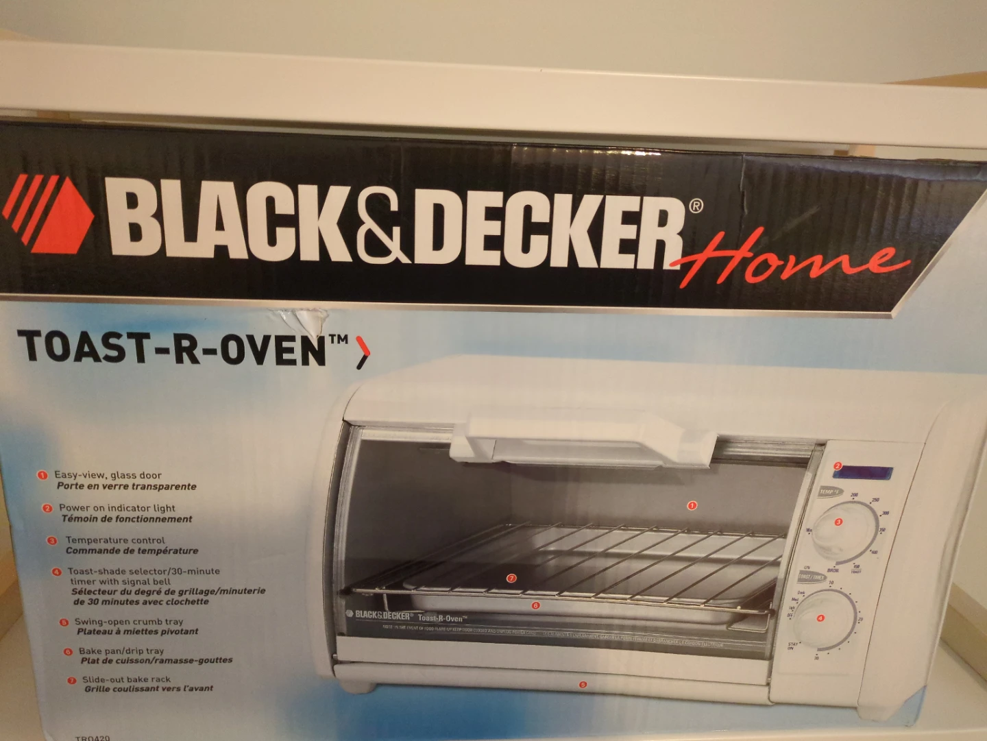 Brand New In Box - Black & Decker Toaster Oven (TRO420)