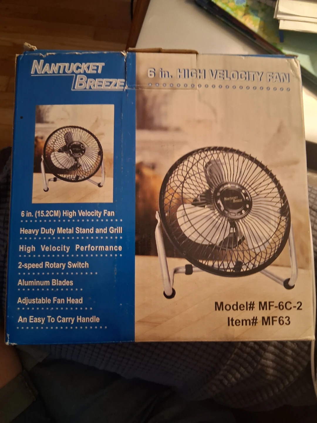 Nantucket Breeze 6 in. High Velocity Fan - photo 2