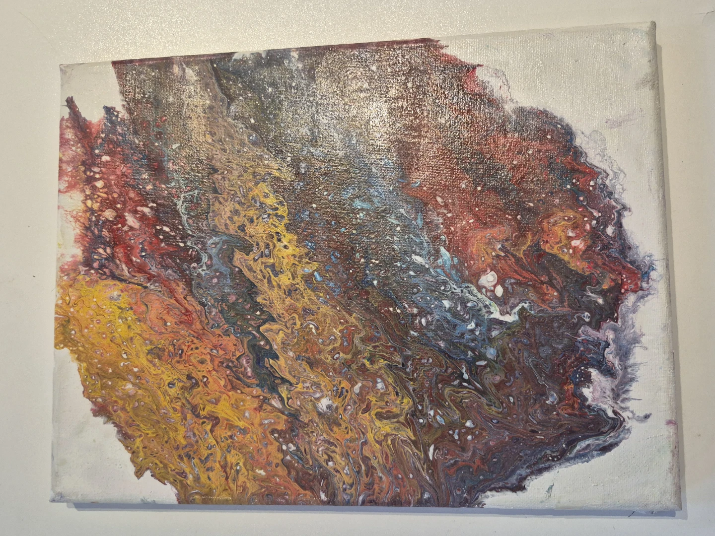 Abstract Pour Painting - photo 2