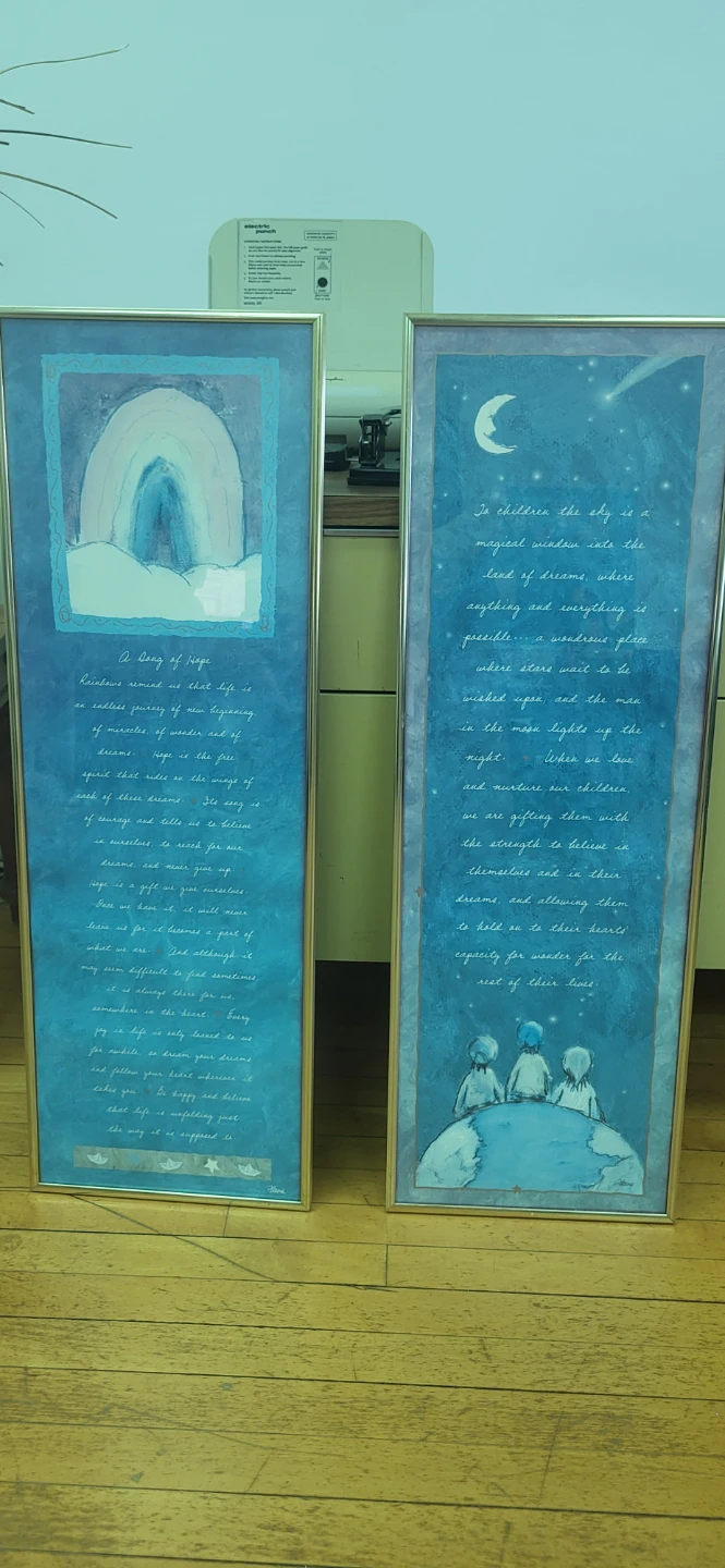 Set of 2 Framed Inspirational Art Prints