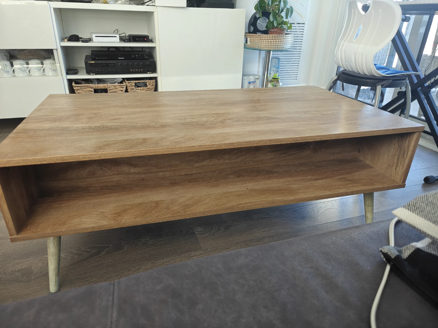 Structube Coffee Table with Drawer and Shelf - photo 2