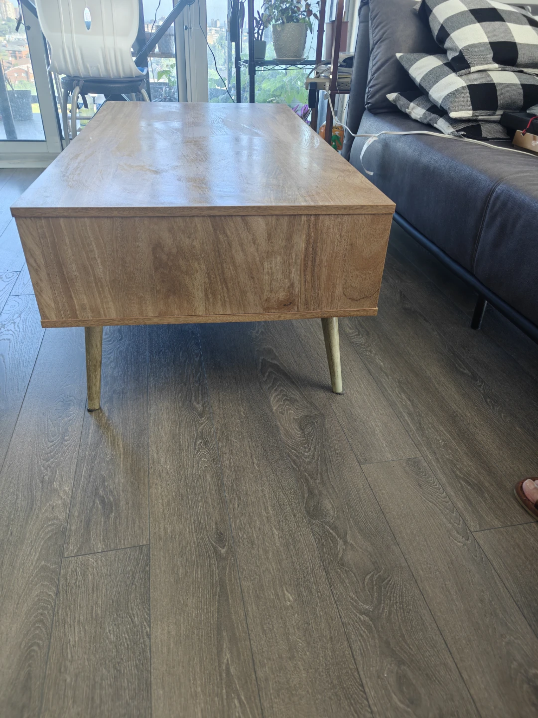 Structube Coffee Table with Drawer and Shelf - photo 4