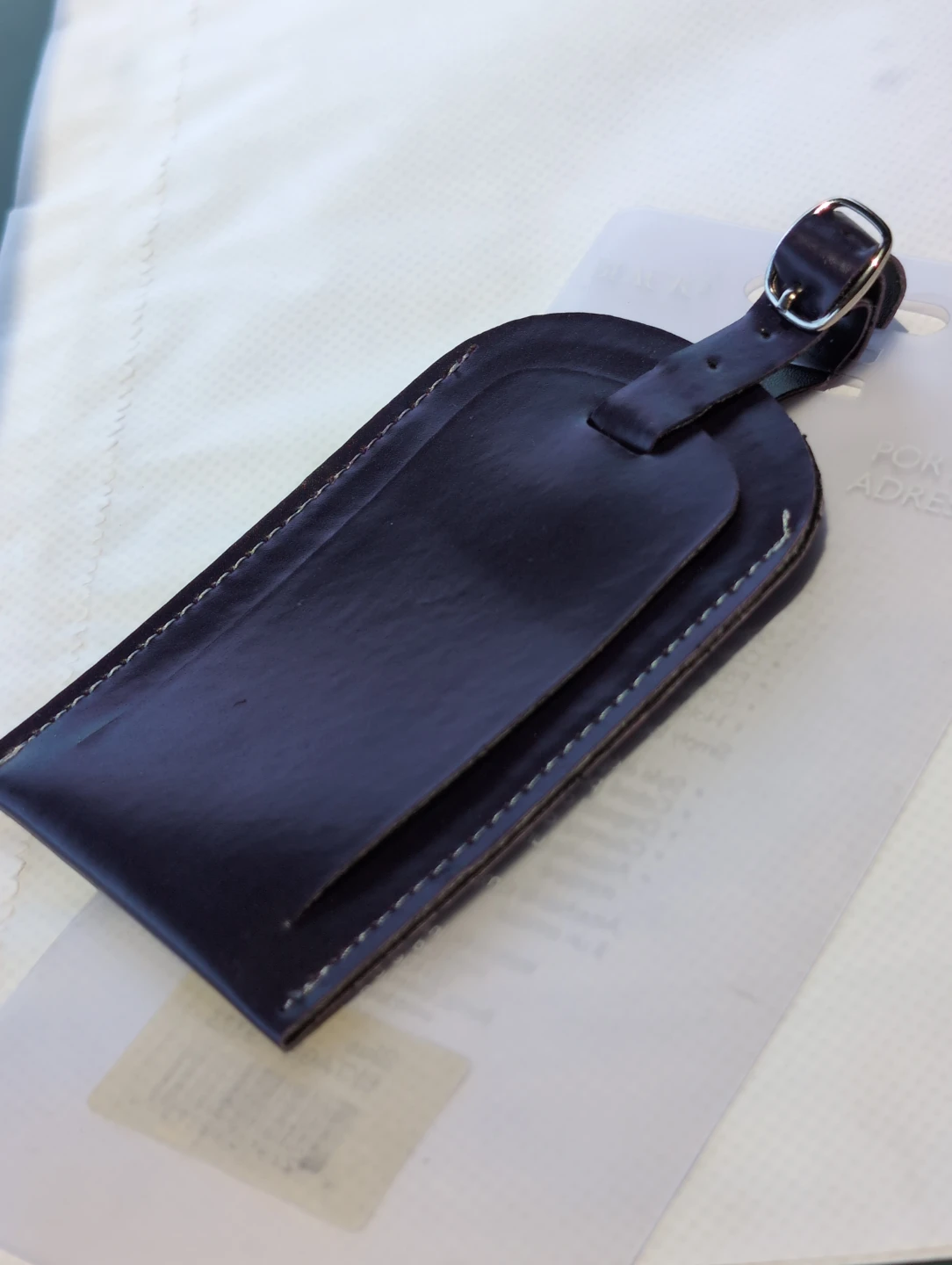 Blacks Luggage Tag - Purple 💜 with Canadian Flag - photo 2