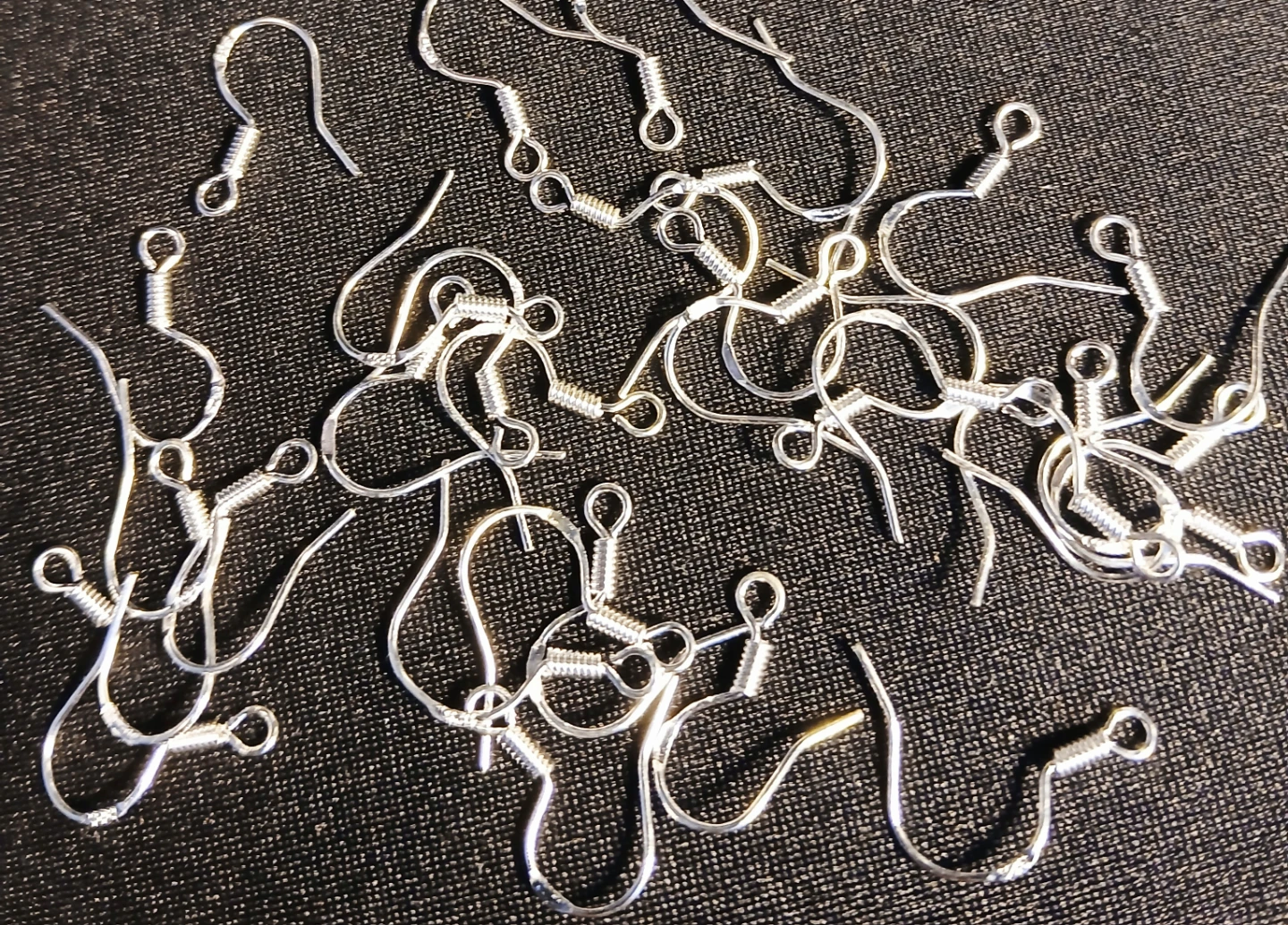 Lot of 10 Silver Earring Hooks