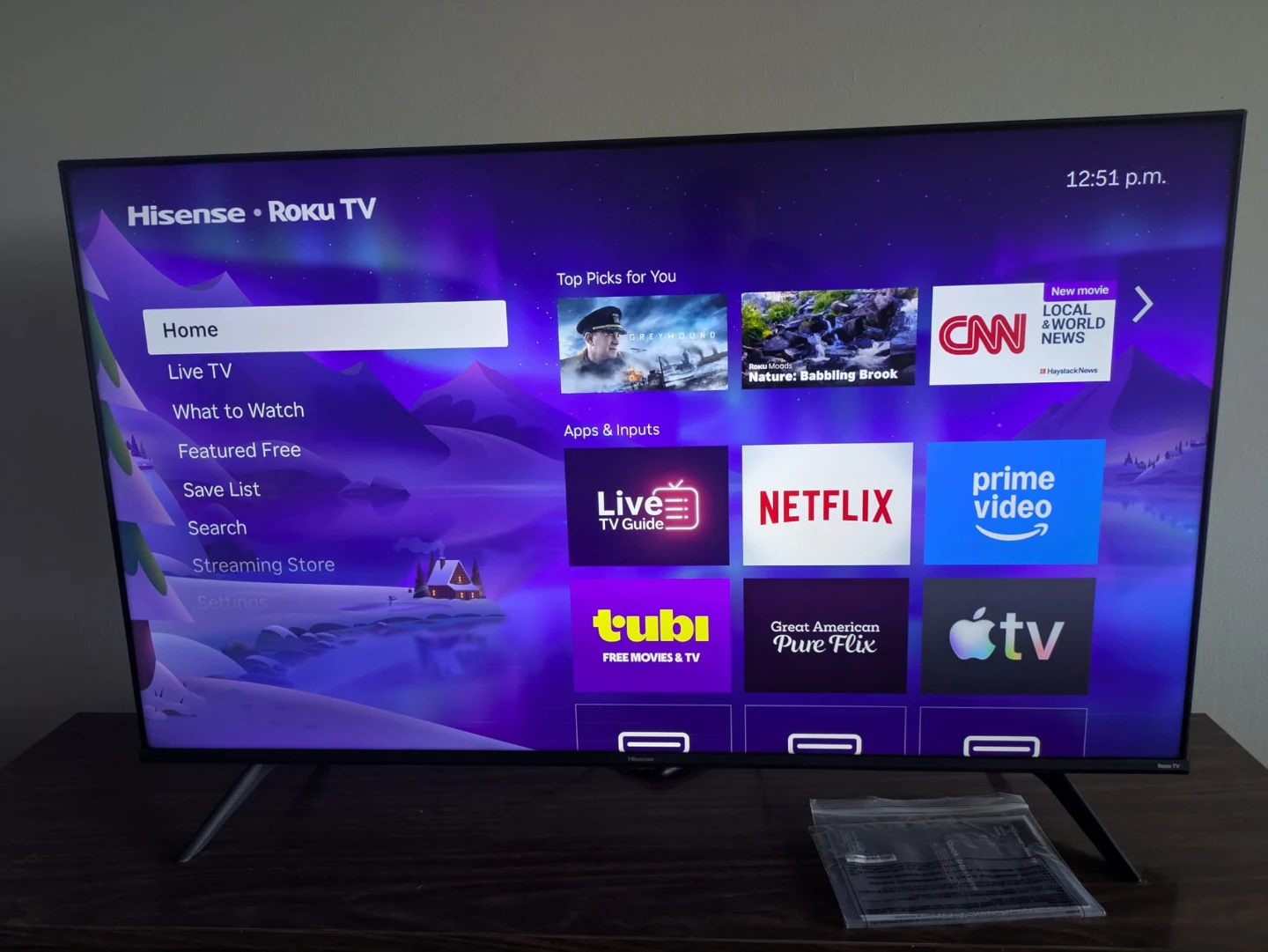 Hisense 50" 4K UHD Smart Roku TV (Excellent Condition)