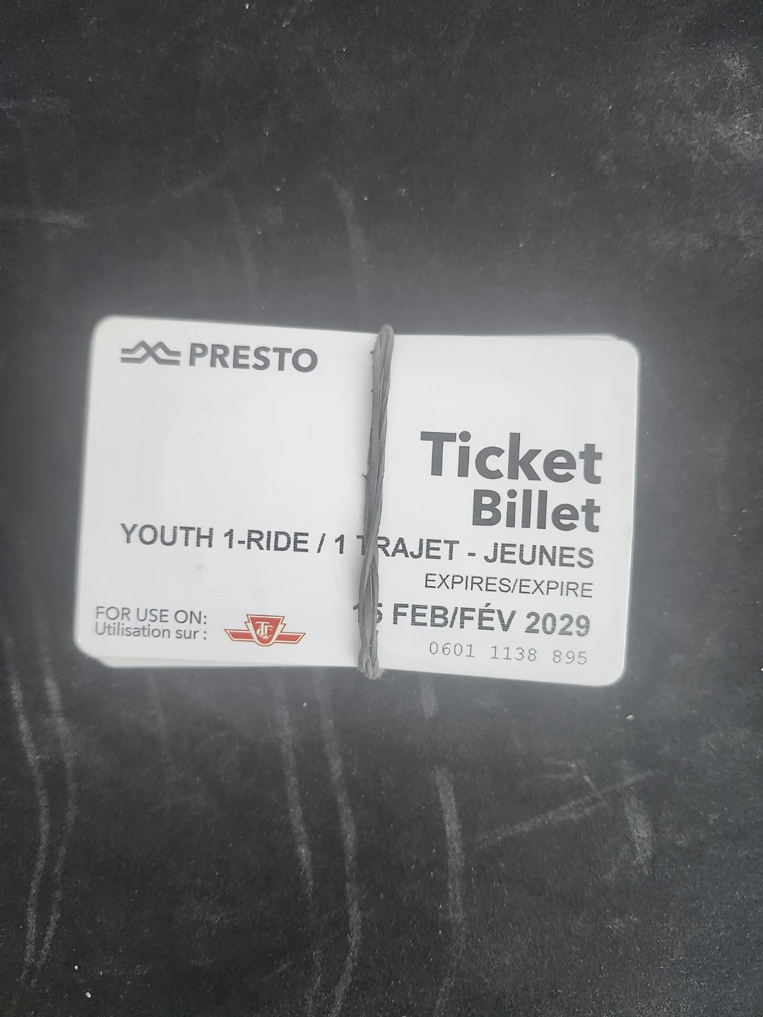Presto Youth 1-Ride Ticket 42 cards