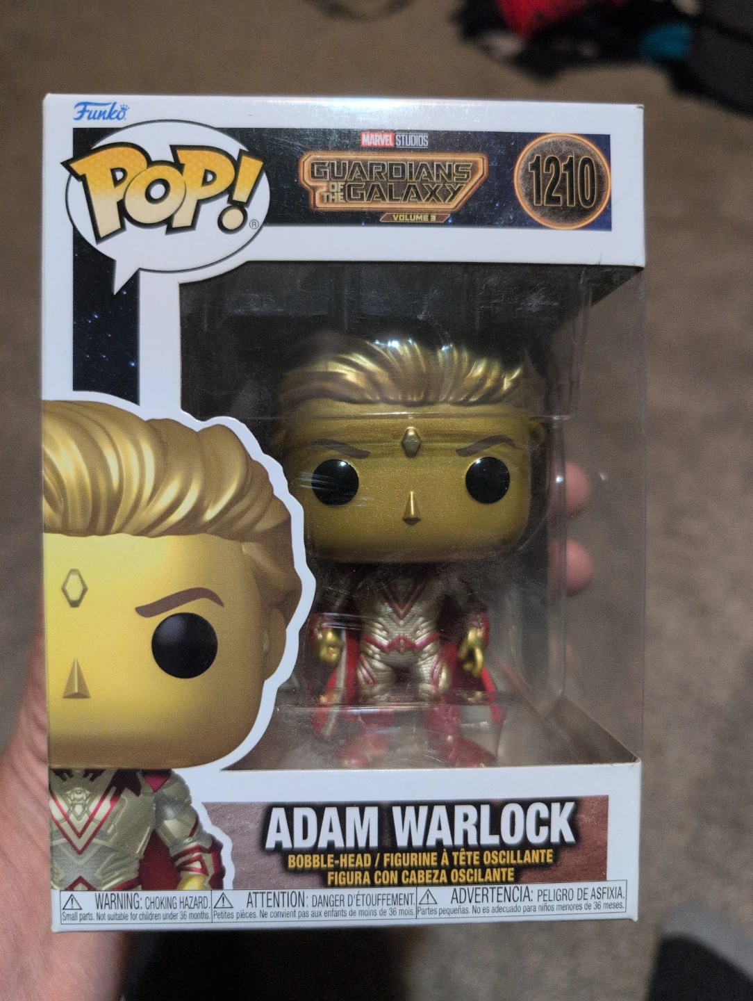 Funko Pop! Marvel Studios Guardians Galaxy  Adam Warlock #1210