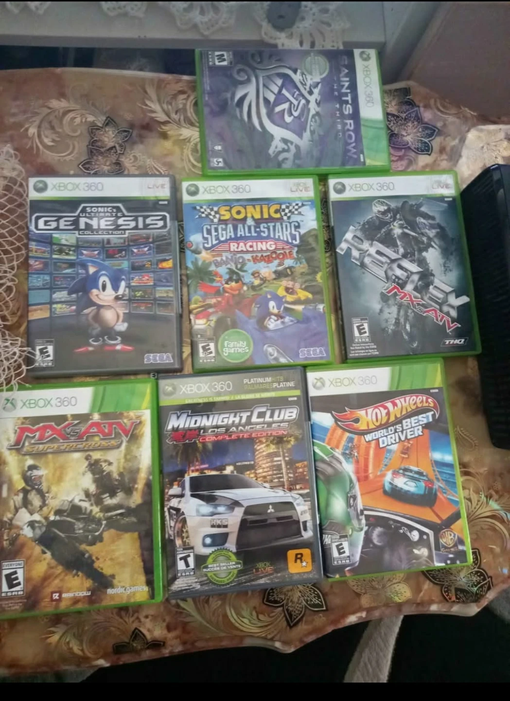 Xbox 360 Console with 11 Games and 3 Controllers - photo 3