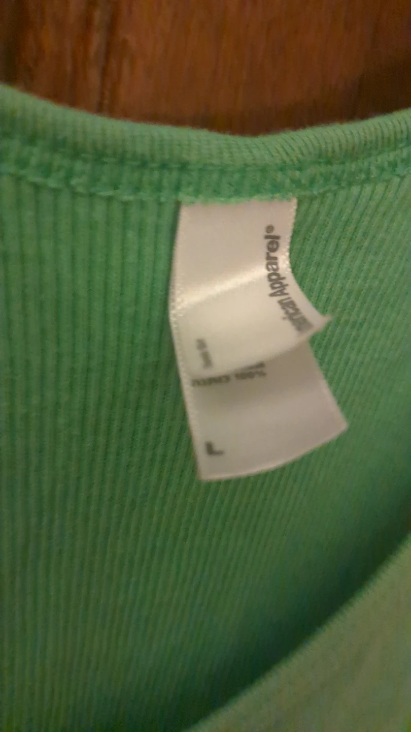 American Apparel Green Tank Top - photo 3