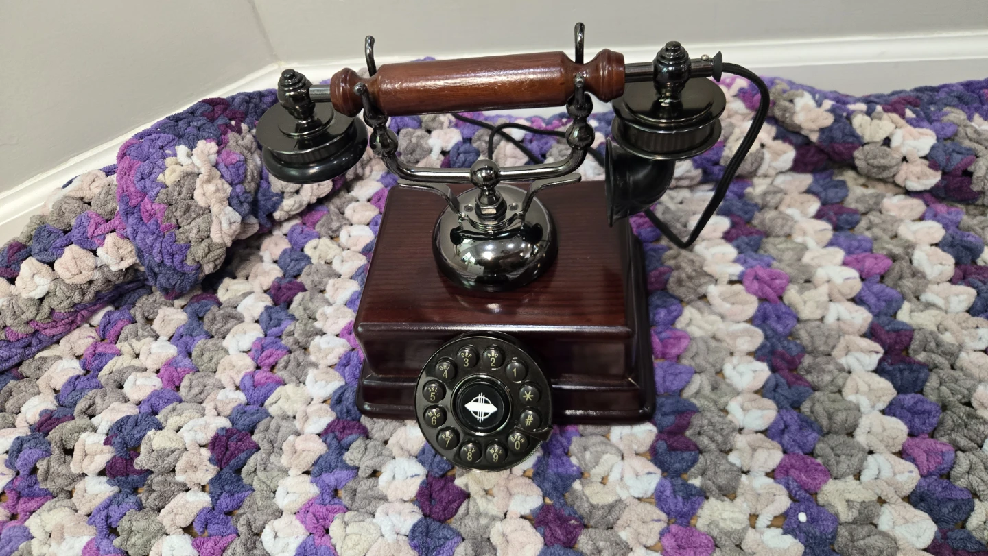 Decorative vintage candlestick telephone - photo 2