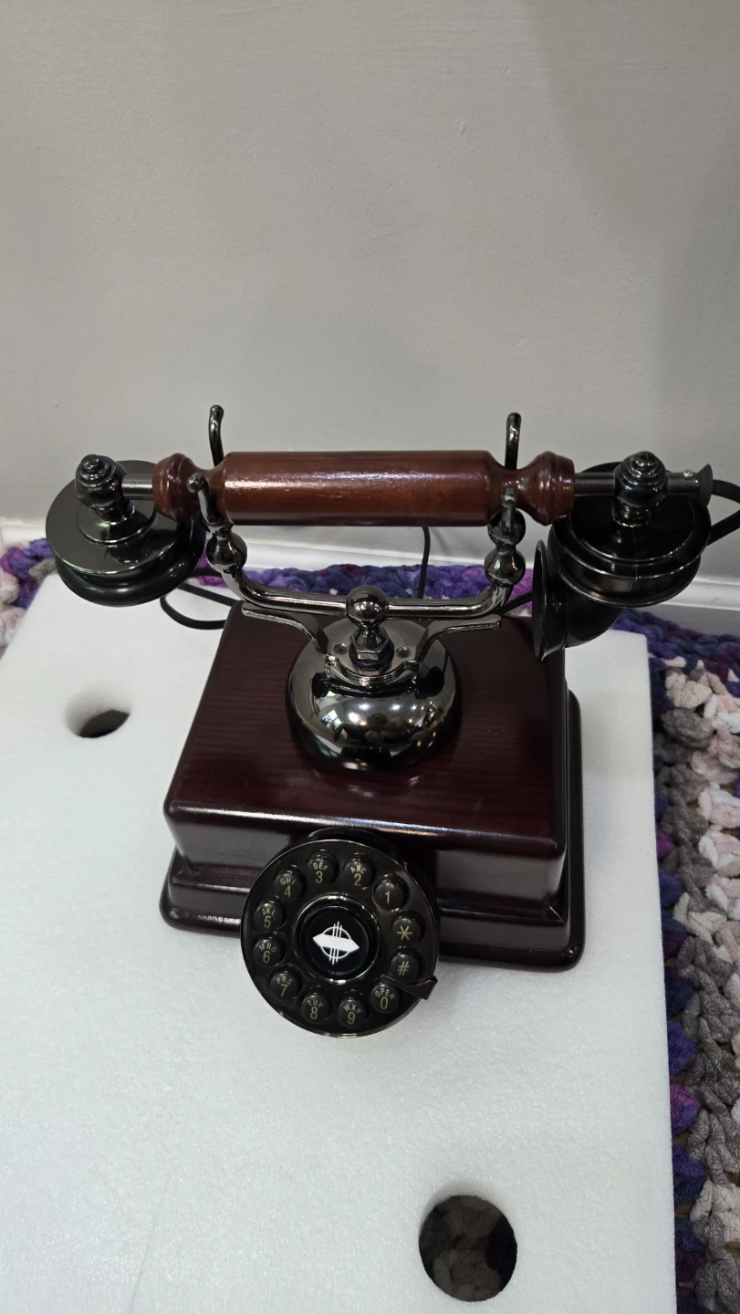 Decorative vintage candlestick telephone - photo 5