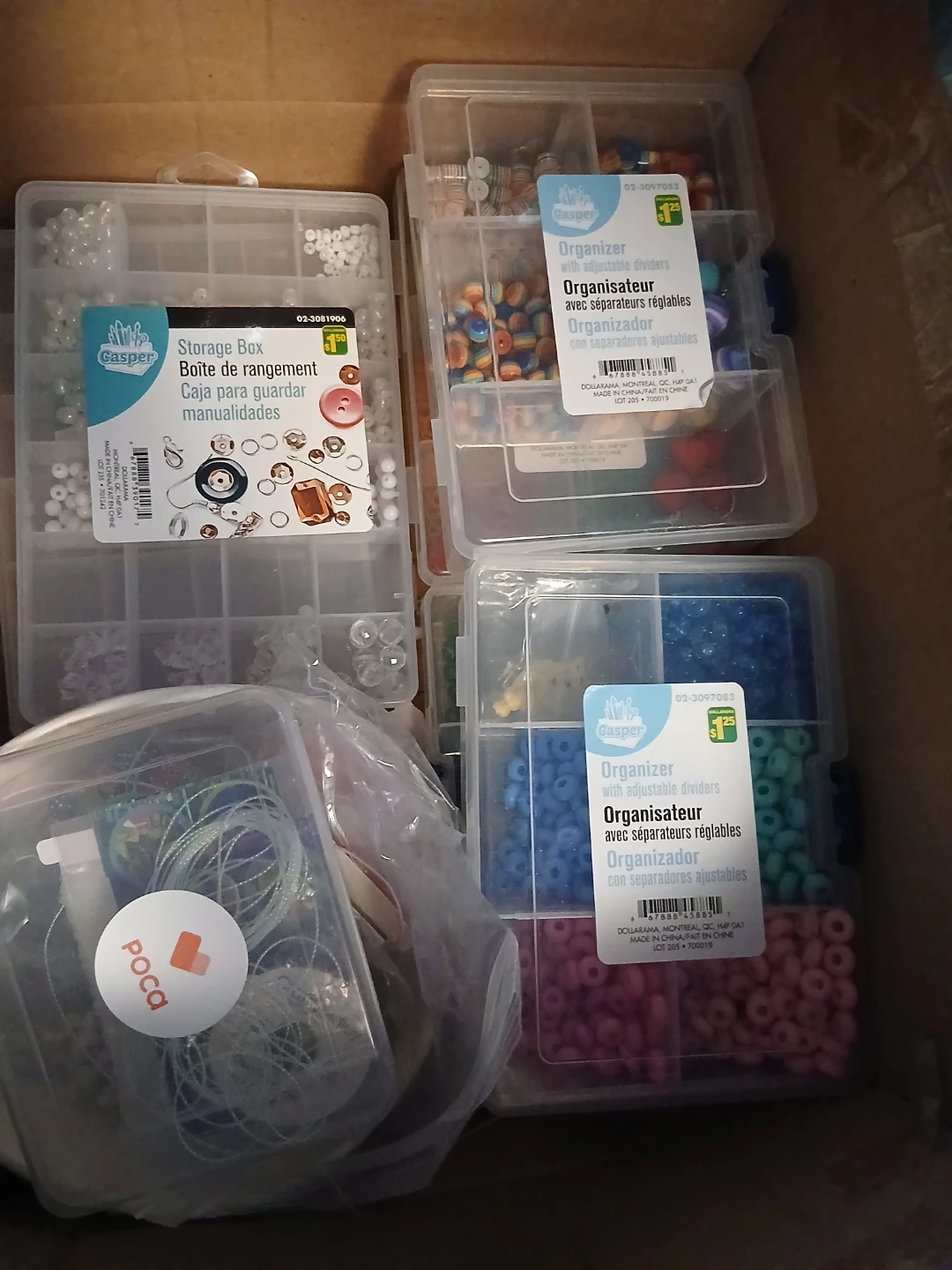 Assorted Craft Beads and Organizers - photo 3