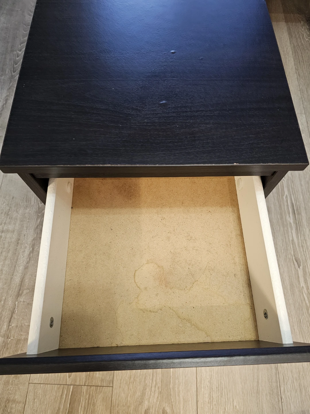 IKEA Dark Brown 2-Drawer Nightstand Bedside Table Drawer ⚽ - photo 5