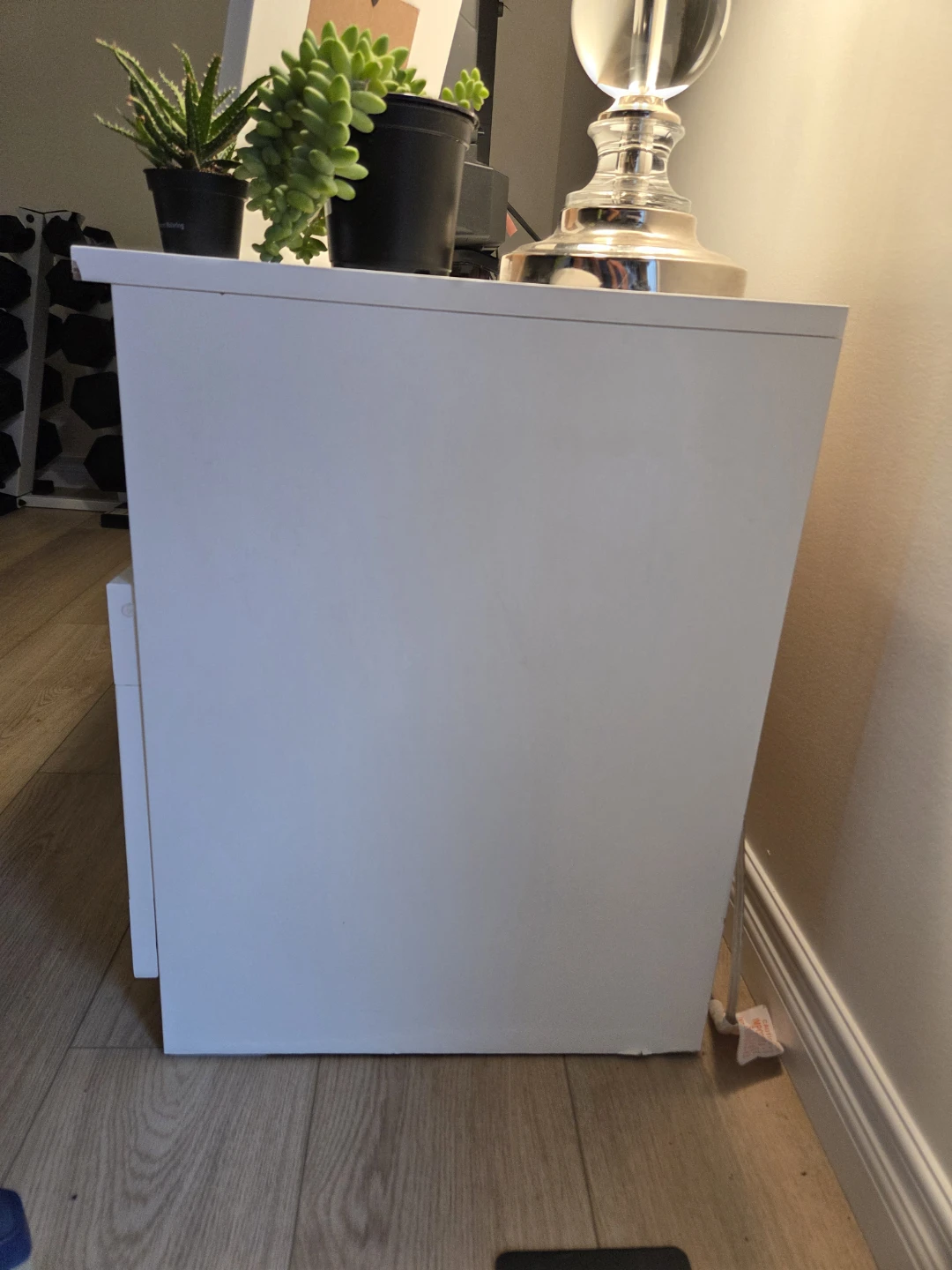 IKEA BRIMNES TV Bench – White with Glass Drawers - $120 OBO - photo 2