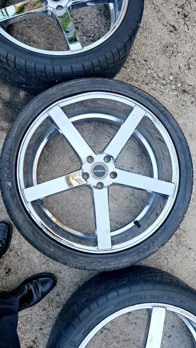 22 inch strada rims wheels 5x114.3 5x115 - photo 2