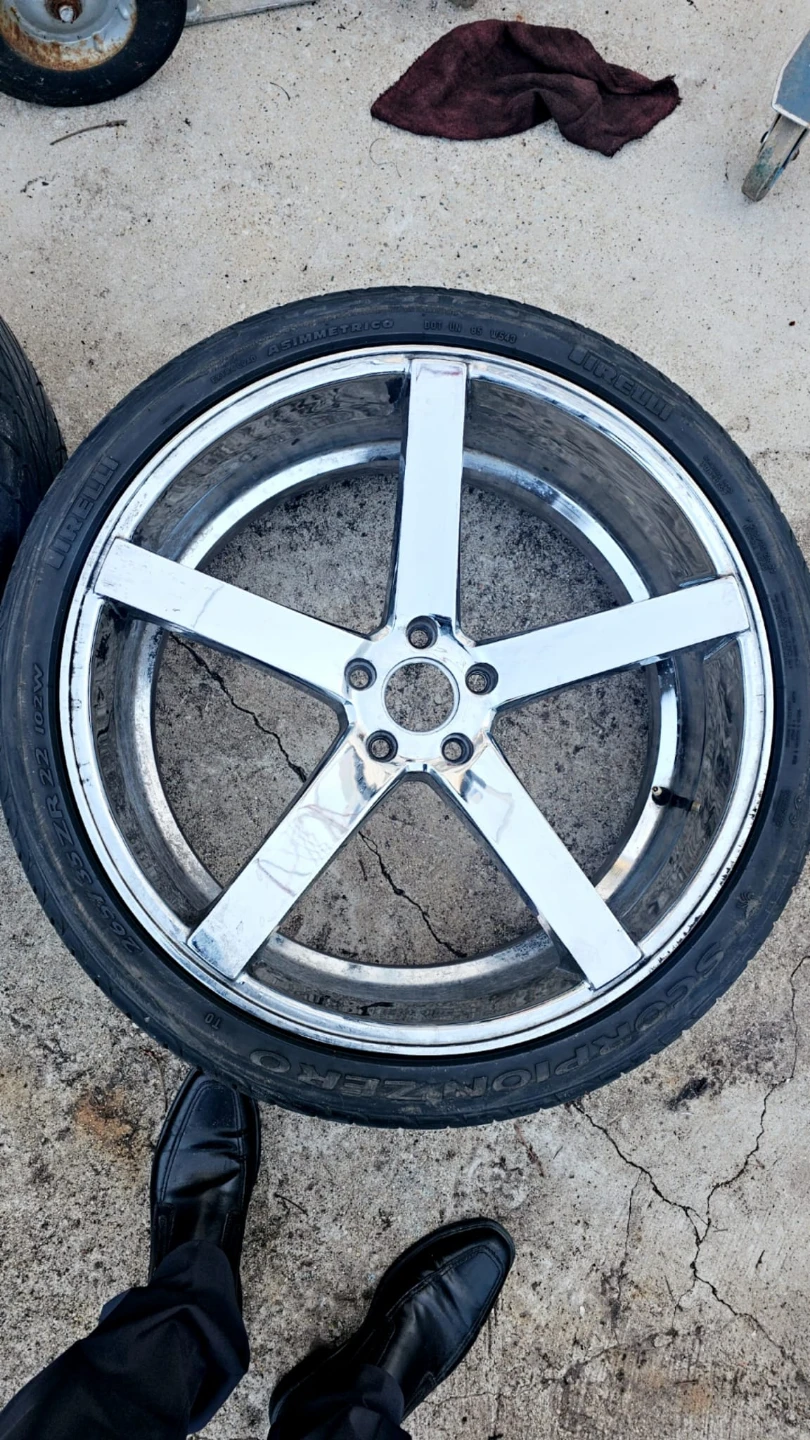 22 inch strada rims wheels 5x114.3 5x115 - photo 3