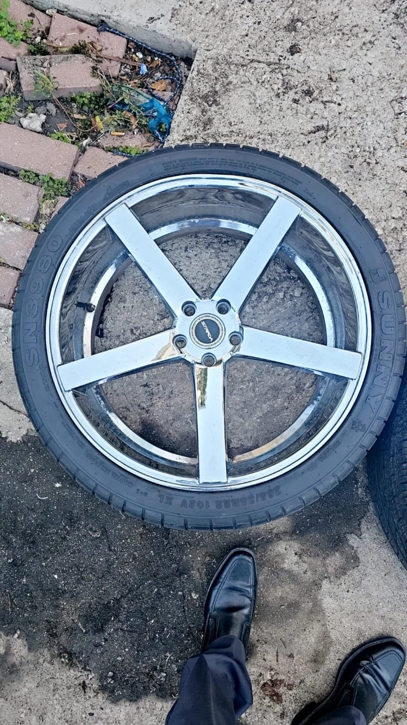 22 inch strada rims wheels 5x114.3 5x115 - photo 4