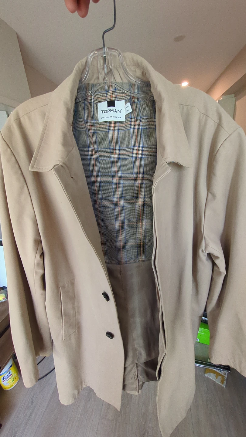 Topman Tan Trench Coat - photo 3