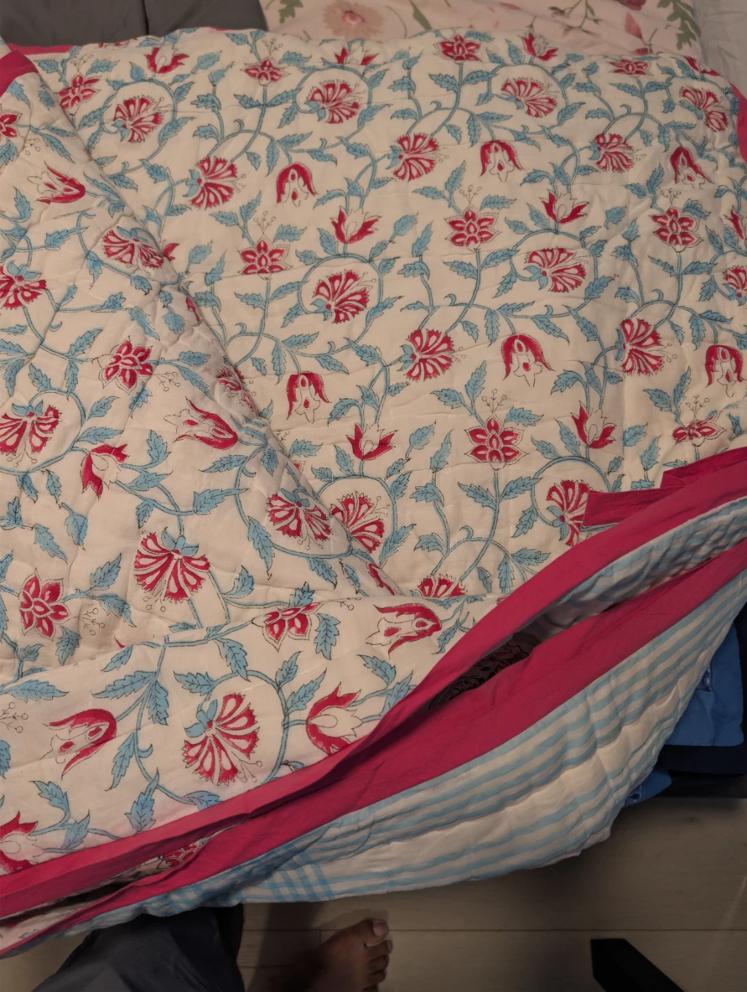Pure cotton Jaipur Floral Quilt