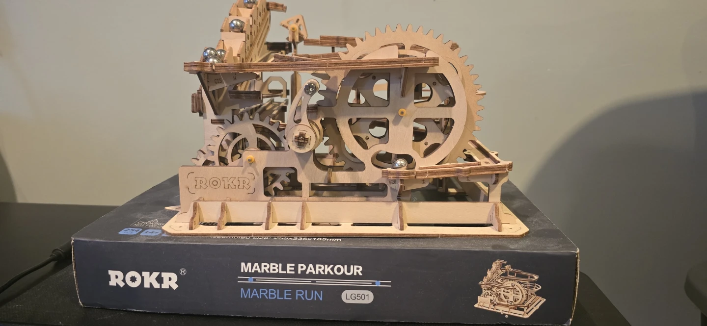 ROKR Marble Run LG501 - Wooden Mechanical Model Kit - photo 2