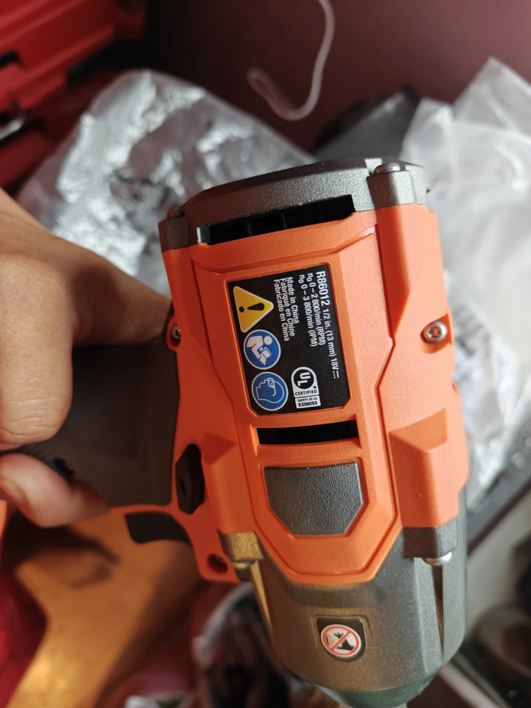 RIDGID 18V Brushless Mid-Torque Impact Wrench w - photo 3