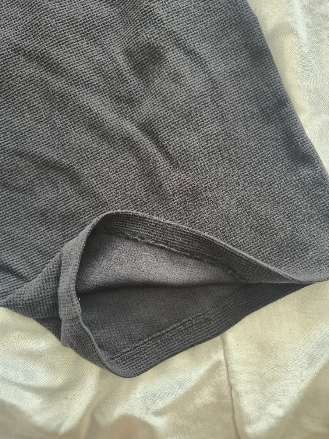 TNA Aritzia Grey Waffle Knit Sweatpants Size M - photo 3