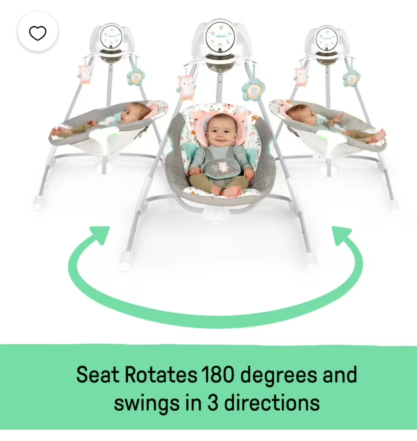 Ingenuity InLighten Soothing Swing - Kitt - photo 3
